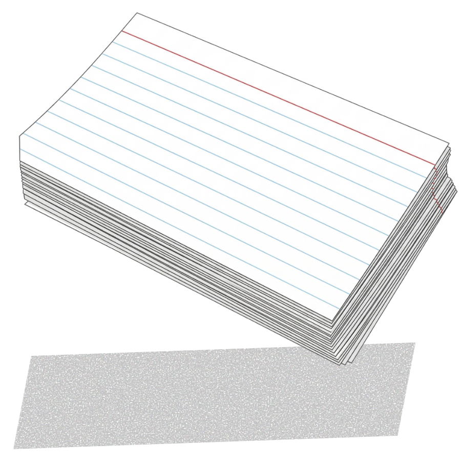 3 by 5 Cards